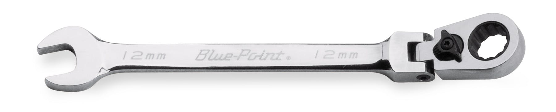 12 mm 12-Point Metric 15° Offset Flex-Head Ratcheting Box/Open-End Wrench (Blue-Point®) | BOERMF12A 12 mm 12-Point Metric 15° Offset Flex-Head Ratcheting Box/Open-End Wrench (Blue-Point®) | BOERMF12A